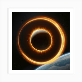 Solar Eclipse Art Print