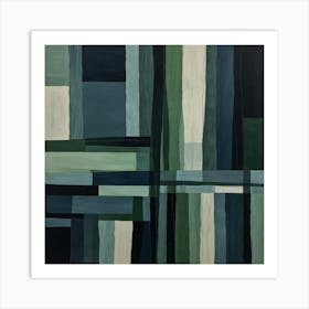 Abstract Squares 2 Art Print