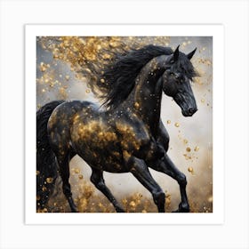 Black beauty Art Print