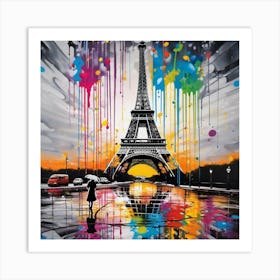 Paris Eiffel Tower 1 Art Print