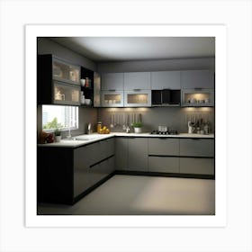 Modern Kitchen Design Art Print