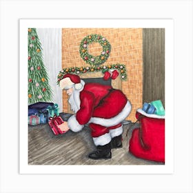 Santa Claus Is Coming To Town Art Print