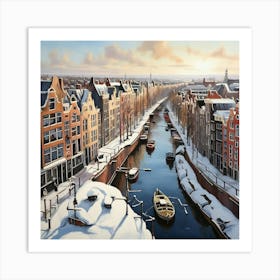 Amsterdam Canal 9 Art Print