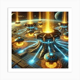 Solar Wardens Redirecting Energy Art Print