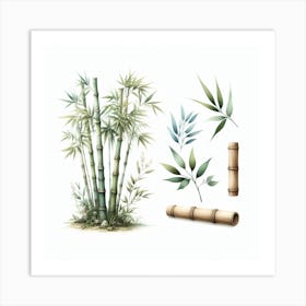 Bamboo 8 Art Print