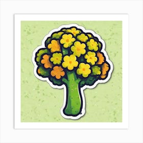 Broccoli Tree Art Print