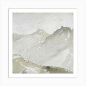 Alpine Landscape 1 Art Print