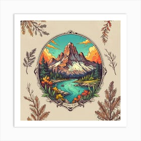 Mountain Landscape 14 Art Print