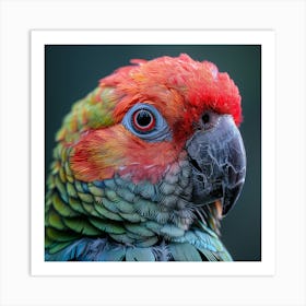 Colorful Parrot 25 Art Print