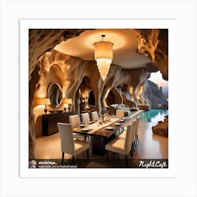 Cave Dining Room Art Print