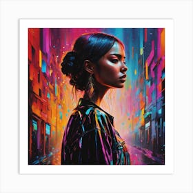 City girl Art Print