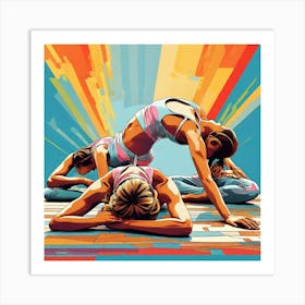 Yoga Mats Art Print