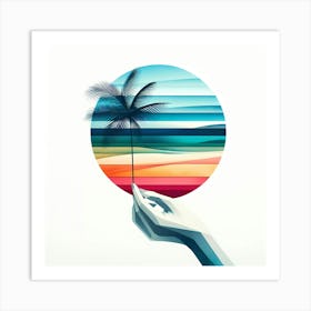 Palm Tree Art Print