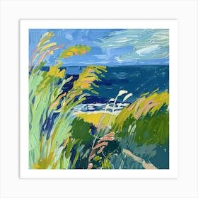 Grasses At The Beach Art Print