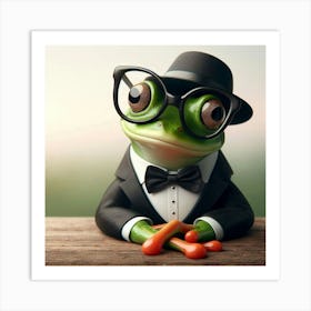 Frog Manager 3 Art Print