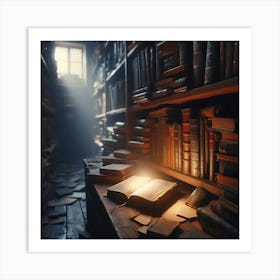 Library Of Books Art Print