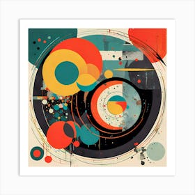 Abstract Circles Art Print