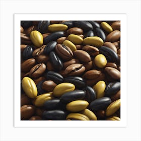 Coffee Beans 306 Art Print