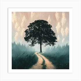 Lone Tree Art Print