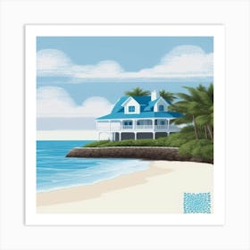 Beach House Art Print (3) Art Print