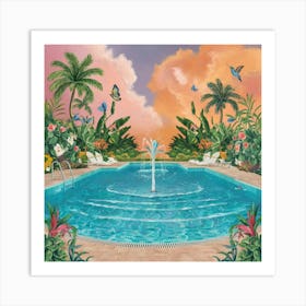 Tropical Paradise Art Print