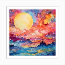 Sunset 6 Art Print