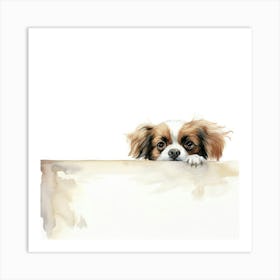 Tibetan Spaniel Dog 2 Art Print