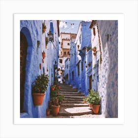 CHEFCHAOUEN,The Blue town Art Print