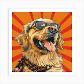 Golden Retriever 4 Art Print