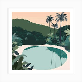 Tropical Paradise Art Print