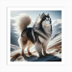 Husky dog 2 Art Print