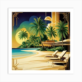 Hawaiian Beach Art Print