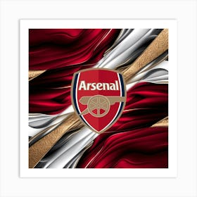 Arsenal F.C Logo Wall Art 12 Art Print