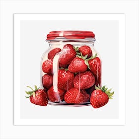 Strawberry Jar 3 Art Print