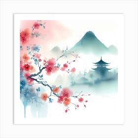 Asian Painting 3 Art Print