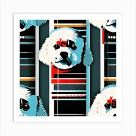 Art for Bichon Fries Lovers Art Print