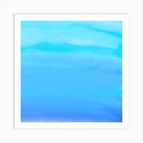 Abstract Of A Blue Sky Art Print