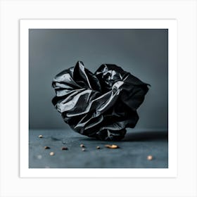 Black Trash Bag 1 Art Print