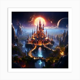 Fantasy Castle Art Print