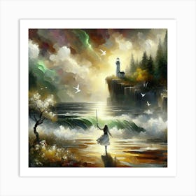 Lighthouse 3 Art Print