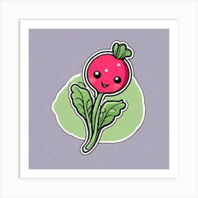 Radish 42 Art Print