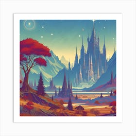 Land Of Fantasy 19 Art Print