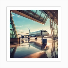 Airport Terminal - Airport Stock Videos & Royalty-Free Footage Art Print