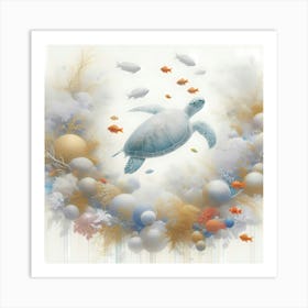 Animal Creative Portrai Illustrationt 25 Art Print