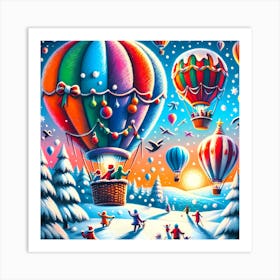 Super Kids Creativity:Hot Air Balloons Art Print