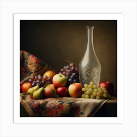 Still Life With Fruit Art Print