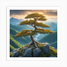 Bonsai Tree 3 Art Print