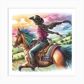 Giddyup! Art Print