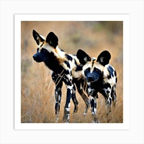 Wild Dogs Art Print