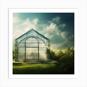 Glass House Art Print